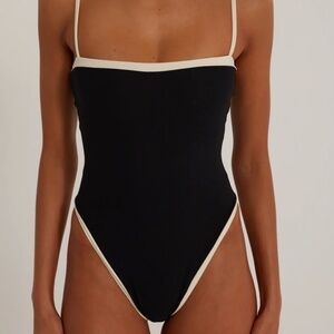 same los angeles colorblock one piece XL